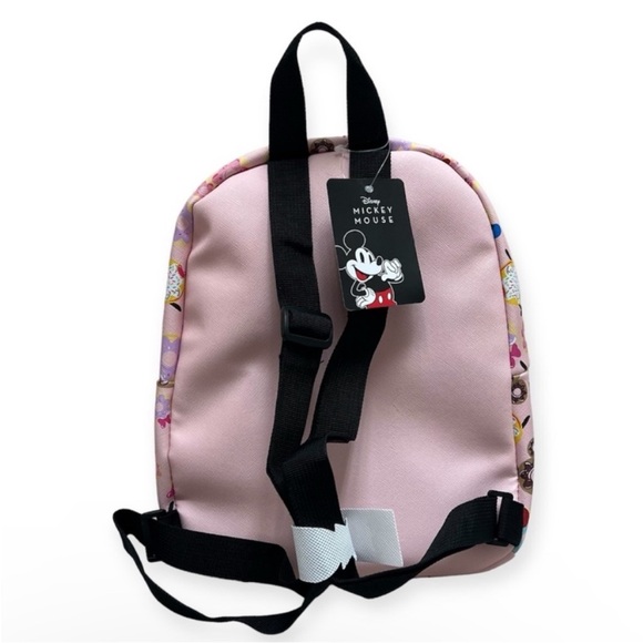 NWT Mickey Minnie Mouse Donut Mini Backpack Purse - Picture 2 of 8